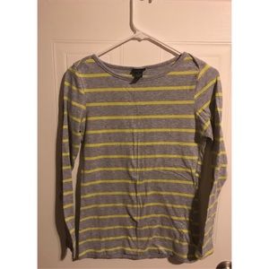 Rue 21 Grey Stripped Shirt